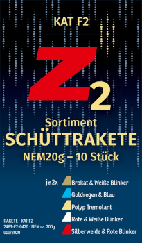 Zink Schüttrakete Z2