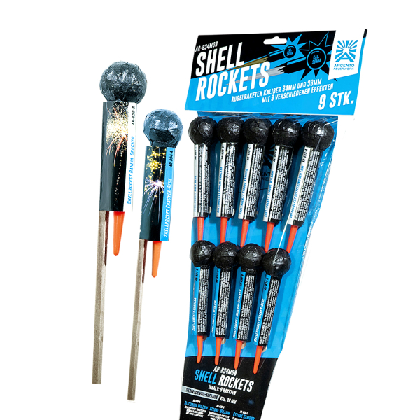 Argento Shellrockets Kal. 34/38mm