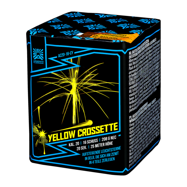 Argento Titanium Crossette Yellow