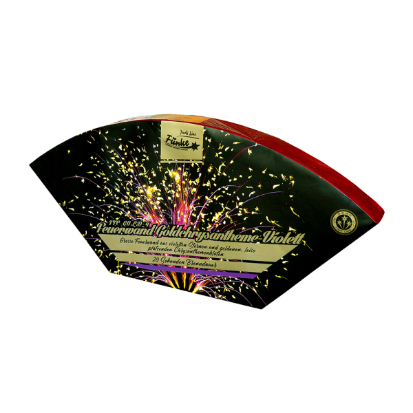 Funke Feuerwand Goldchrysantheme-Violett